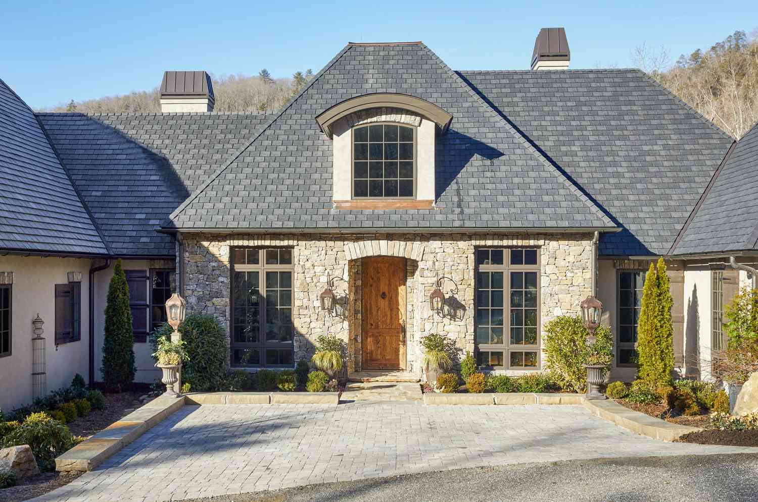 French Country Home Roof Styles