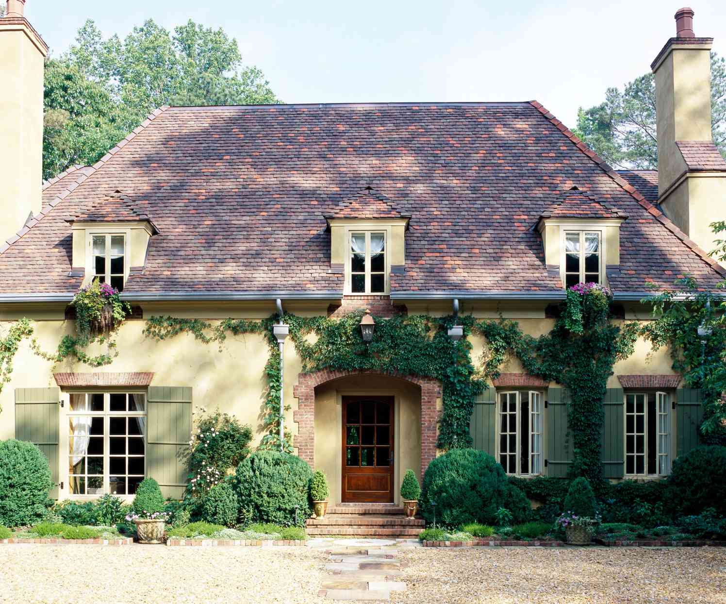 French Country Home Landscaping