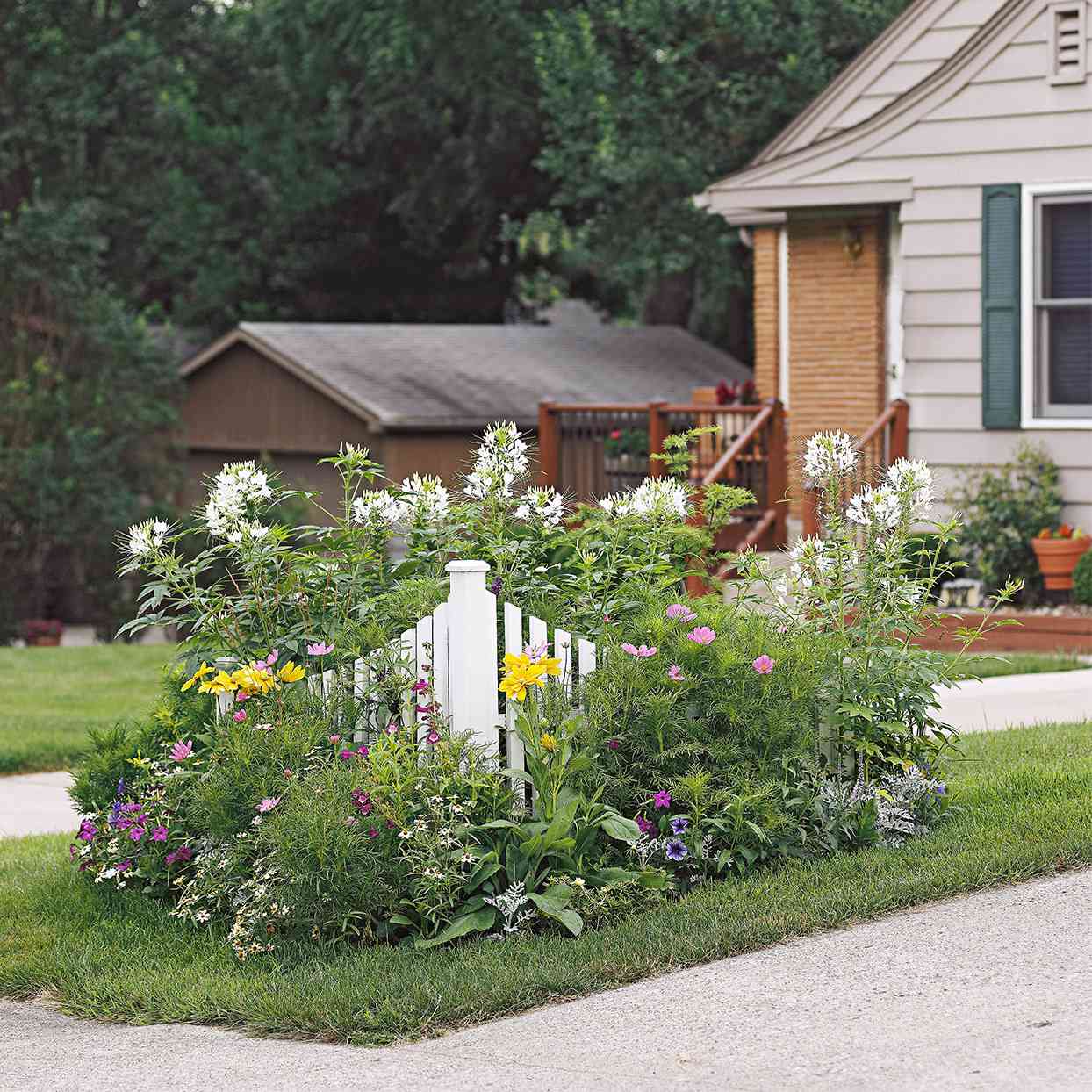 Tiny Corner Garden Plan   Better Homes & Gardens