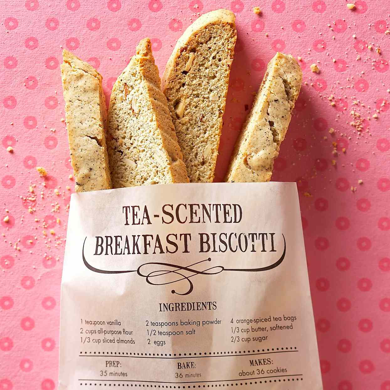 Tea-Scented Breakfast Biscotti