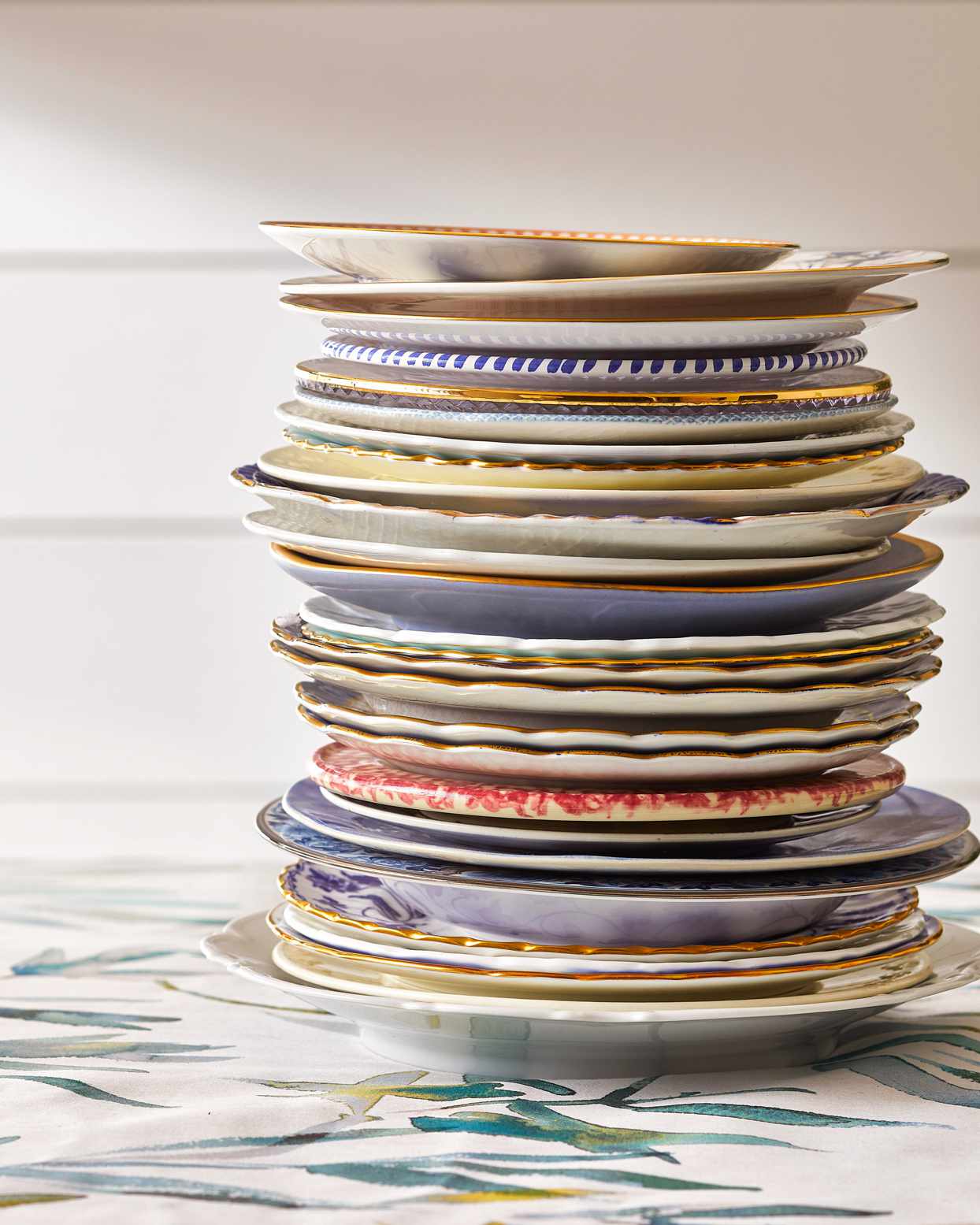 decorative plates stack