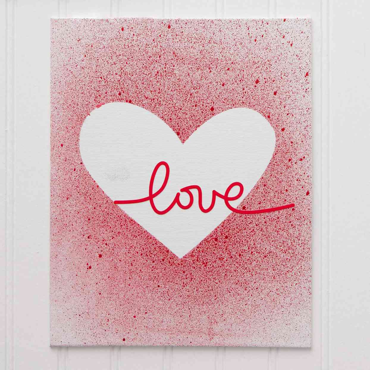 Love Silhouette Valentine's Day Card