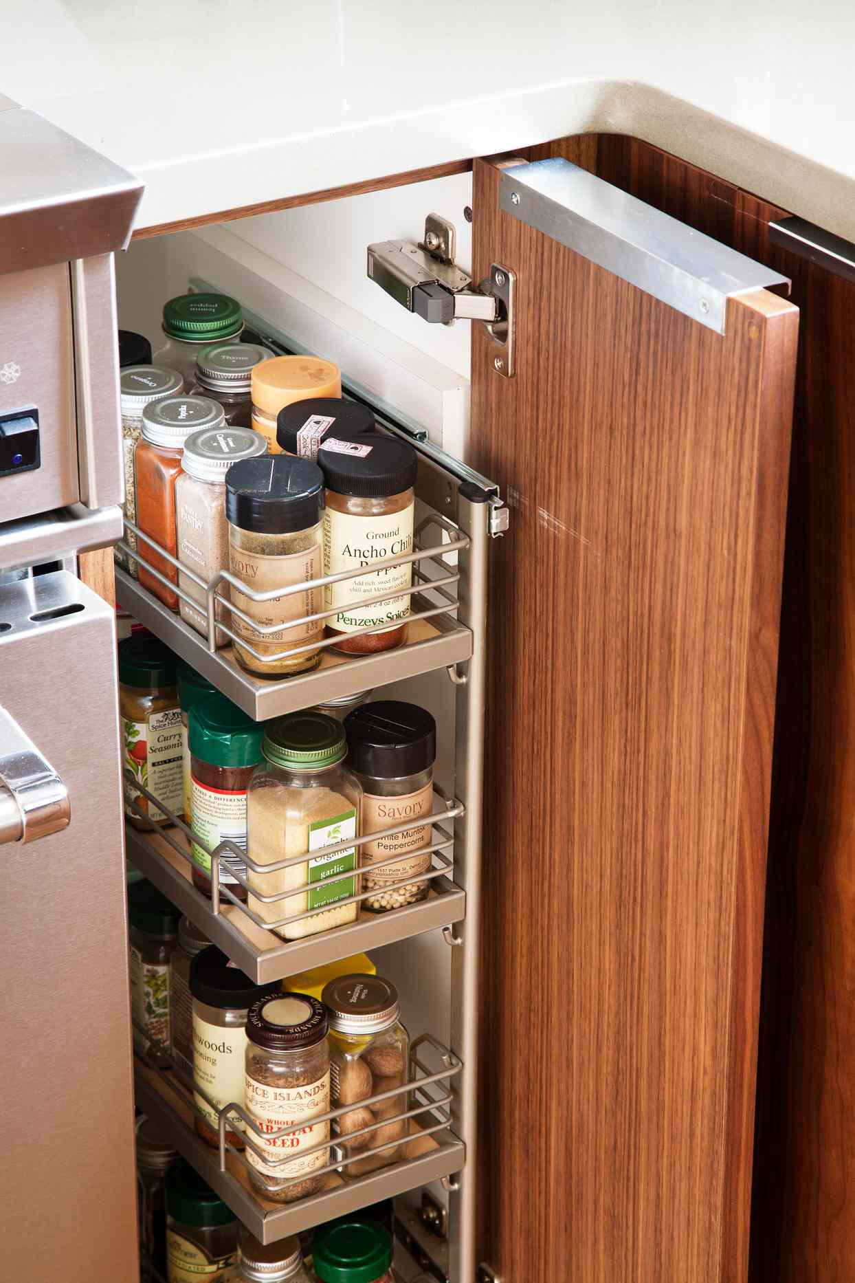 Spice Rack Pullout Storage
