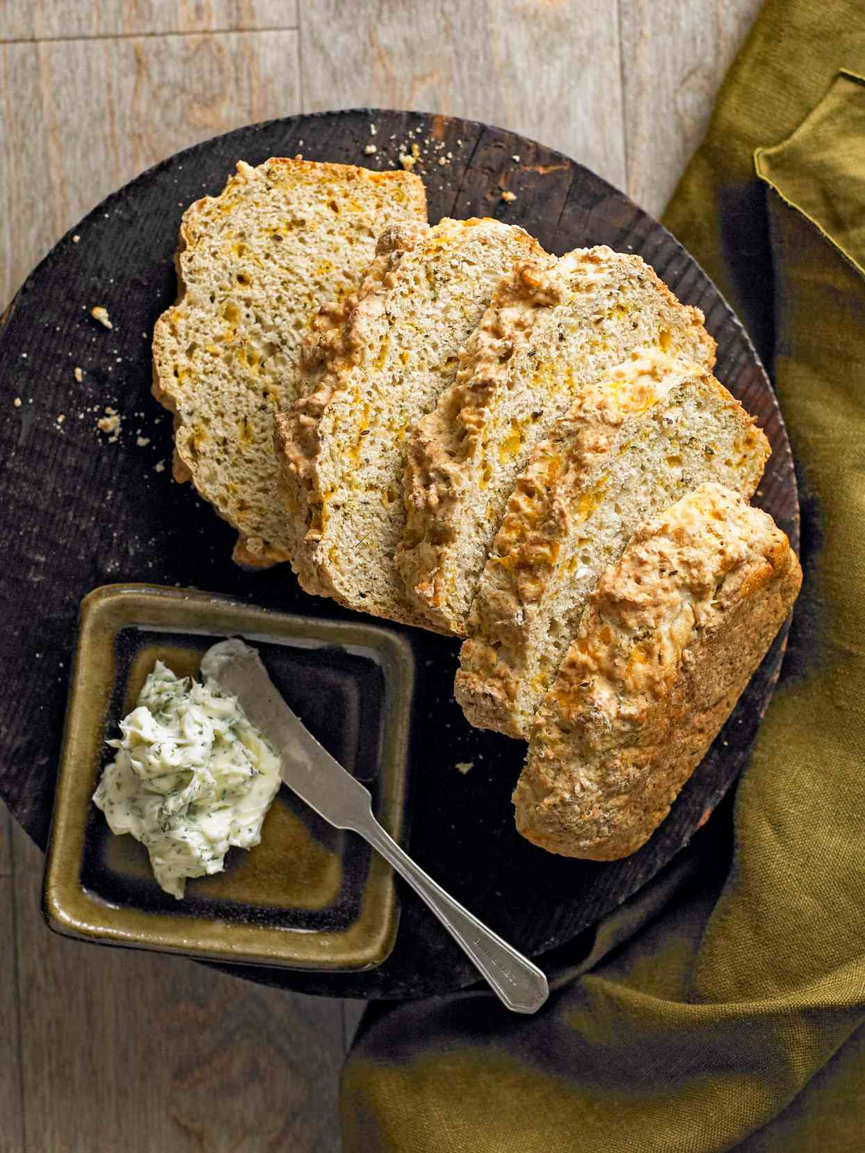 Dill and Cheese Beer Bread