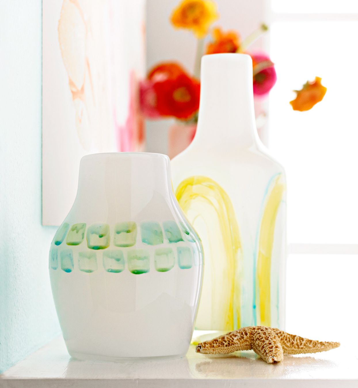 Pretty Painted Vases