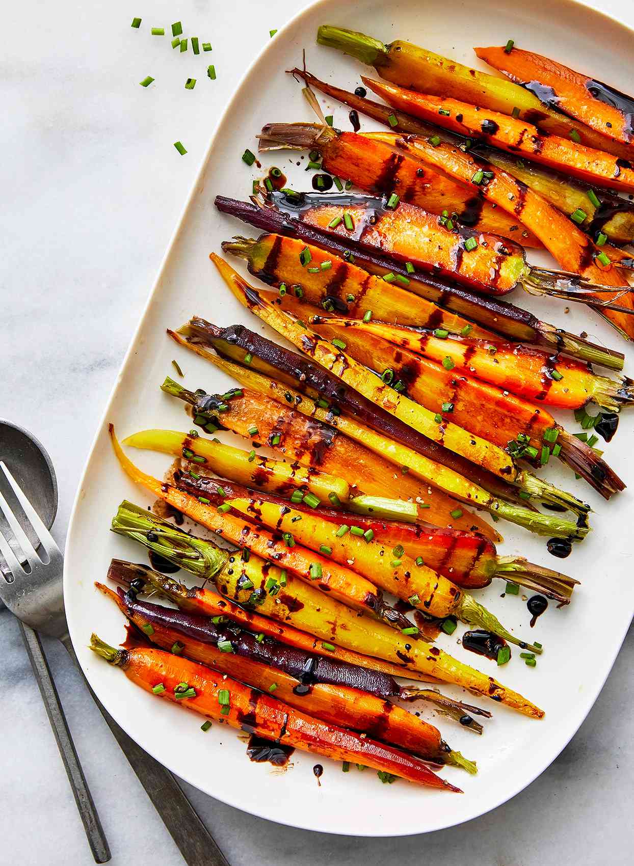 Air-Fried Balsamic Glazed Carrots