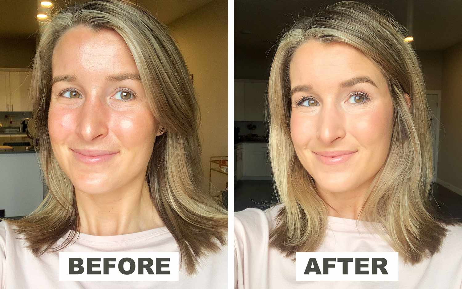 eye brightener before and after