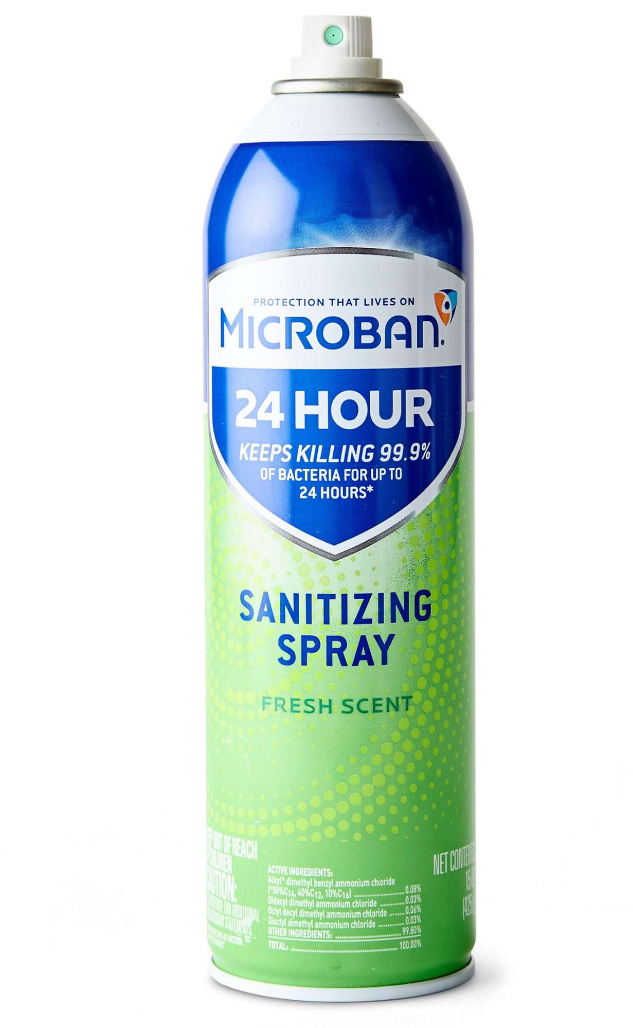 surfaces aerosol sanitizer microban spray