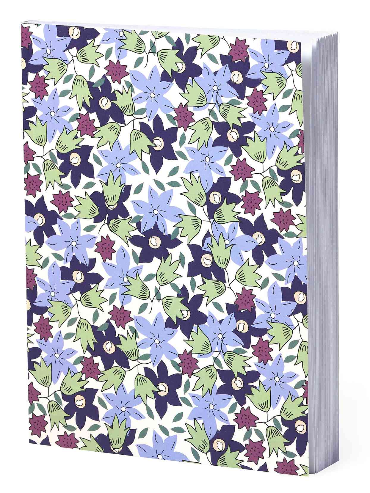 Violets are Blue floral notebook Anne LaFollette