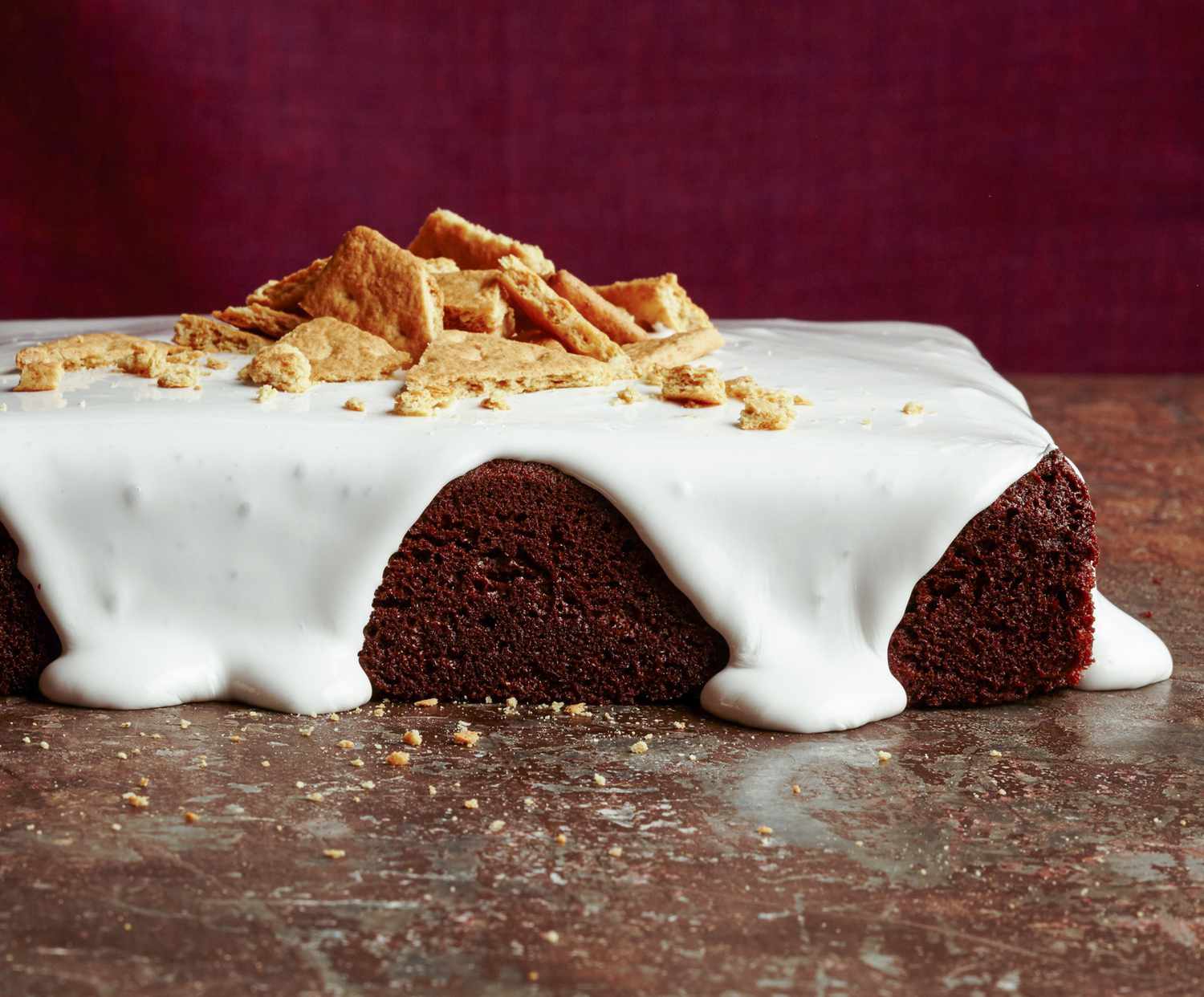 One-Bowl Chocolate S'more Cake