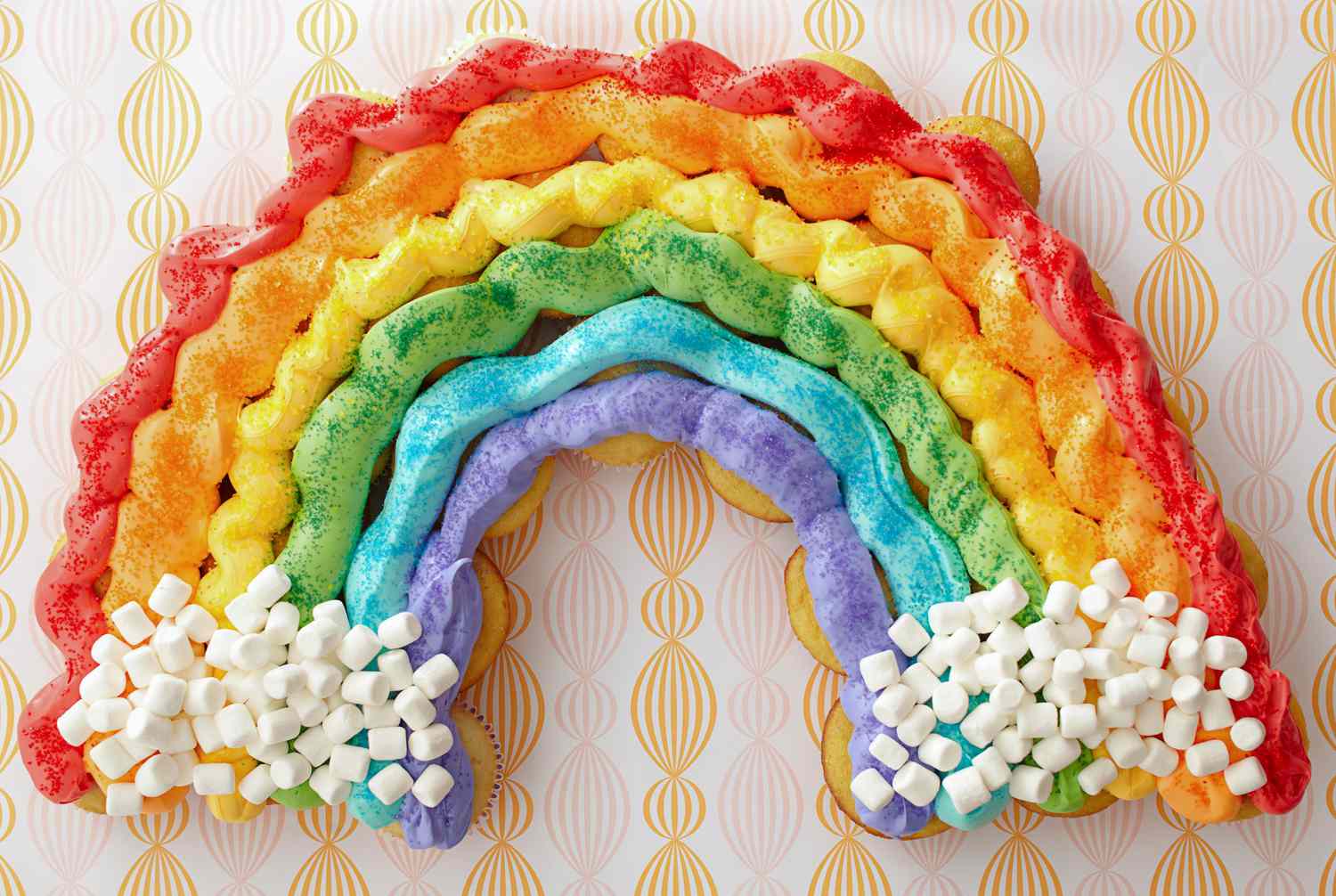 End-of-the-Rainbow Cupcakes 