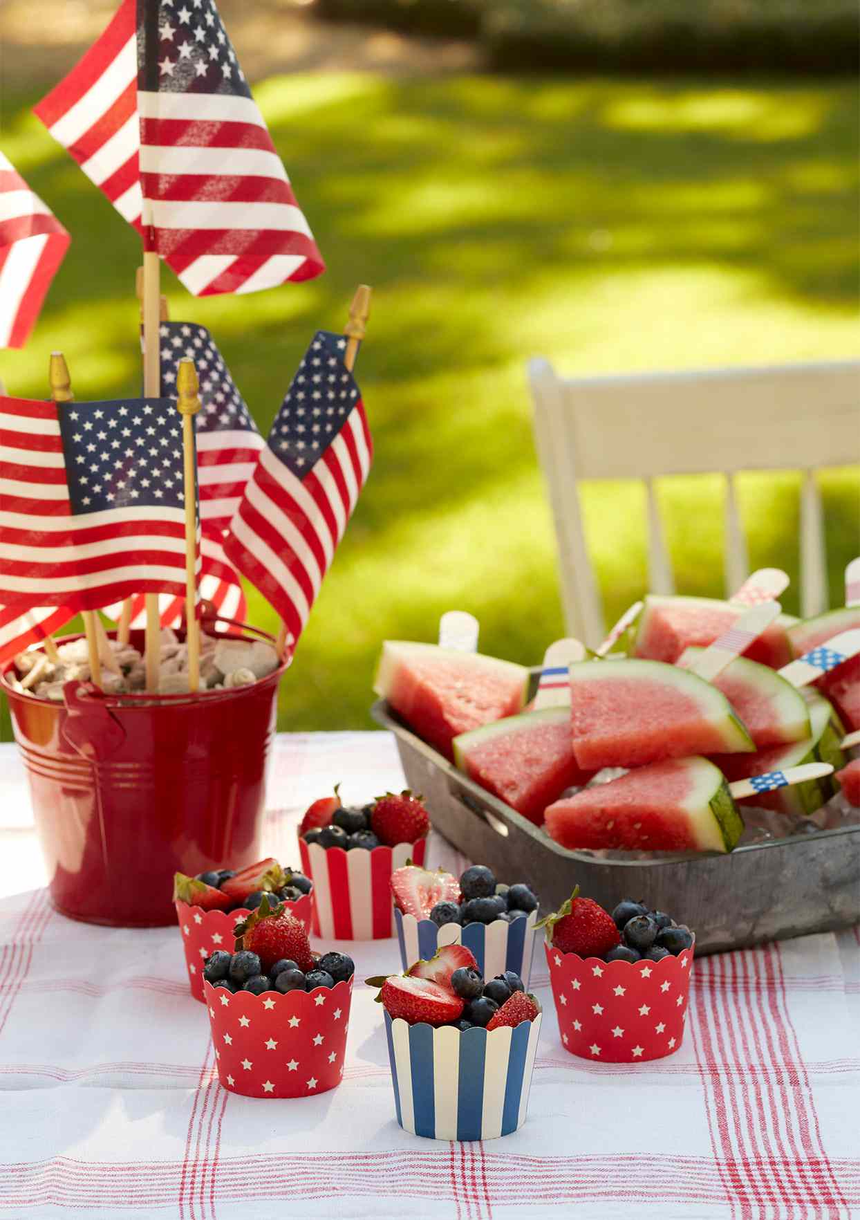 4th of July fruit holders