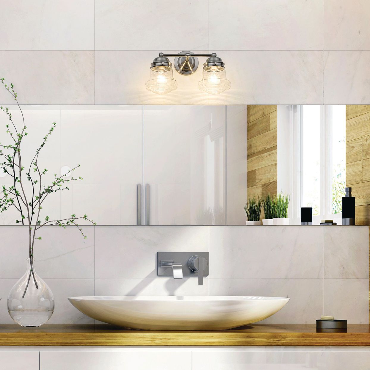How To Choose The Best Bathroom Vanity Lighting For Your Everyday Routine Better Homes Gardens