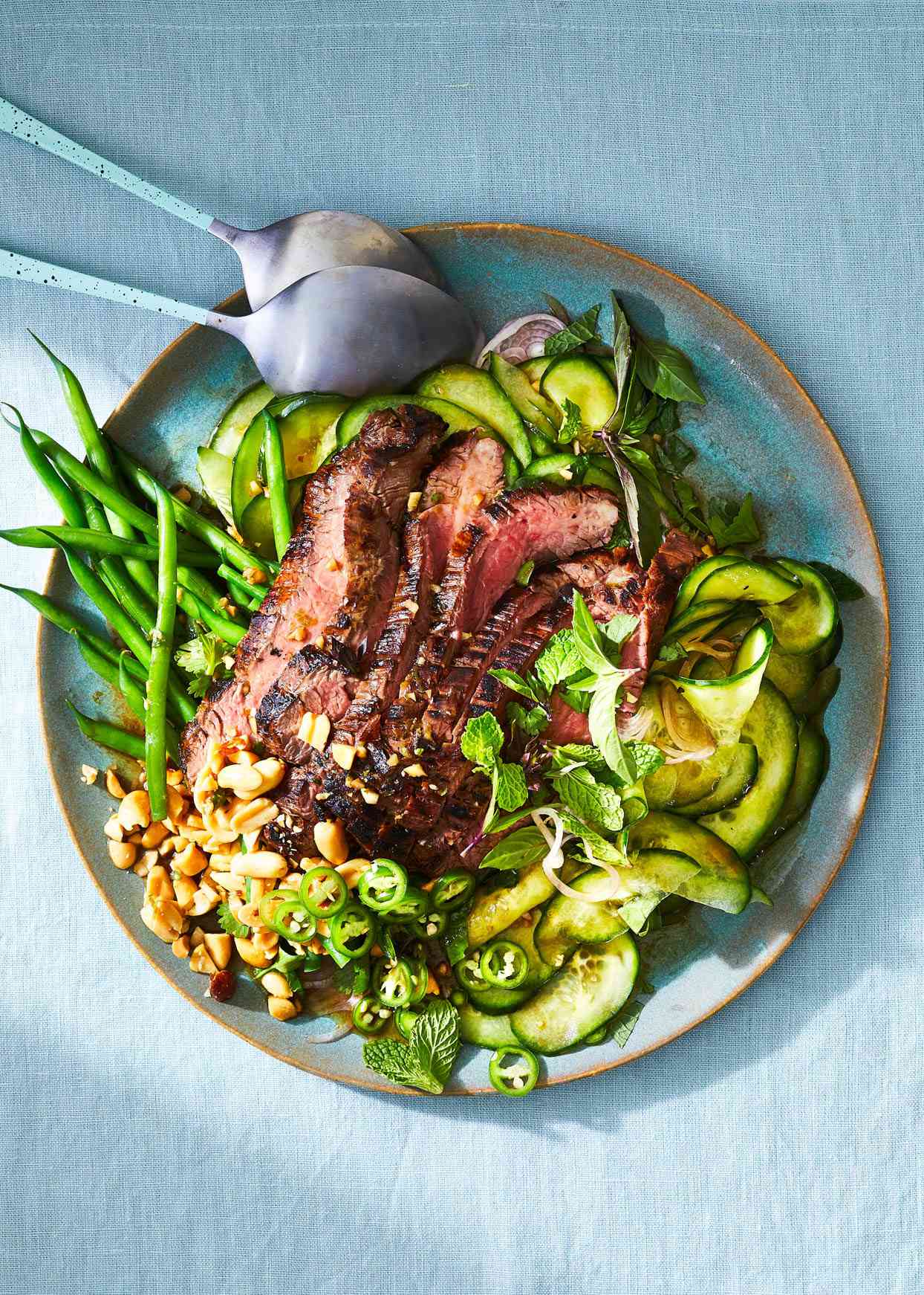 Thai Inspired Beef and Cucumber Salad