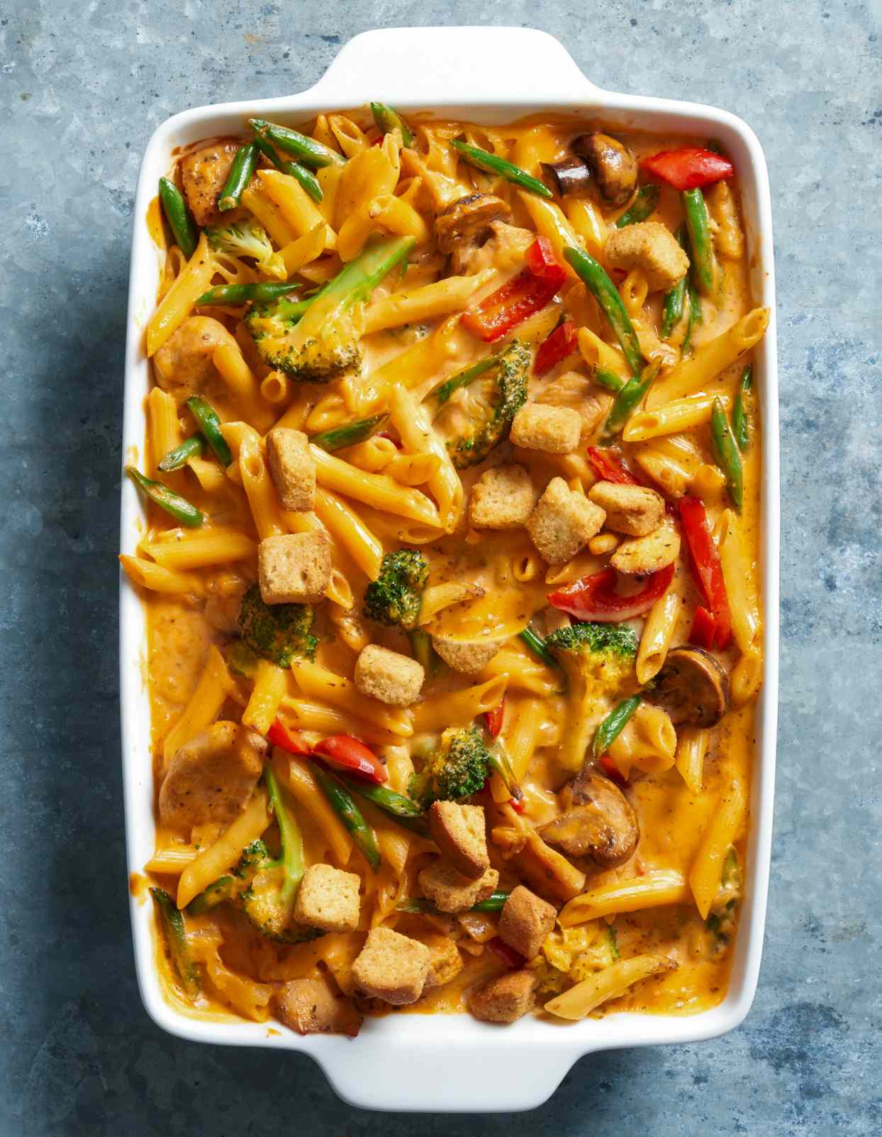 Chicken-Vegetable Mac and Cheese