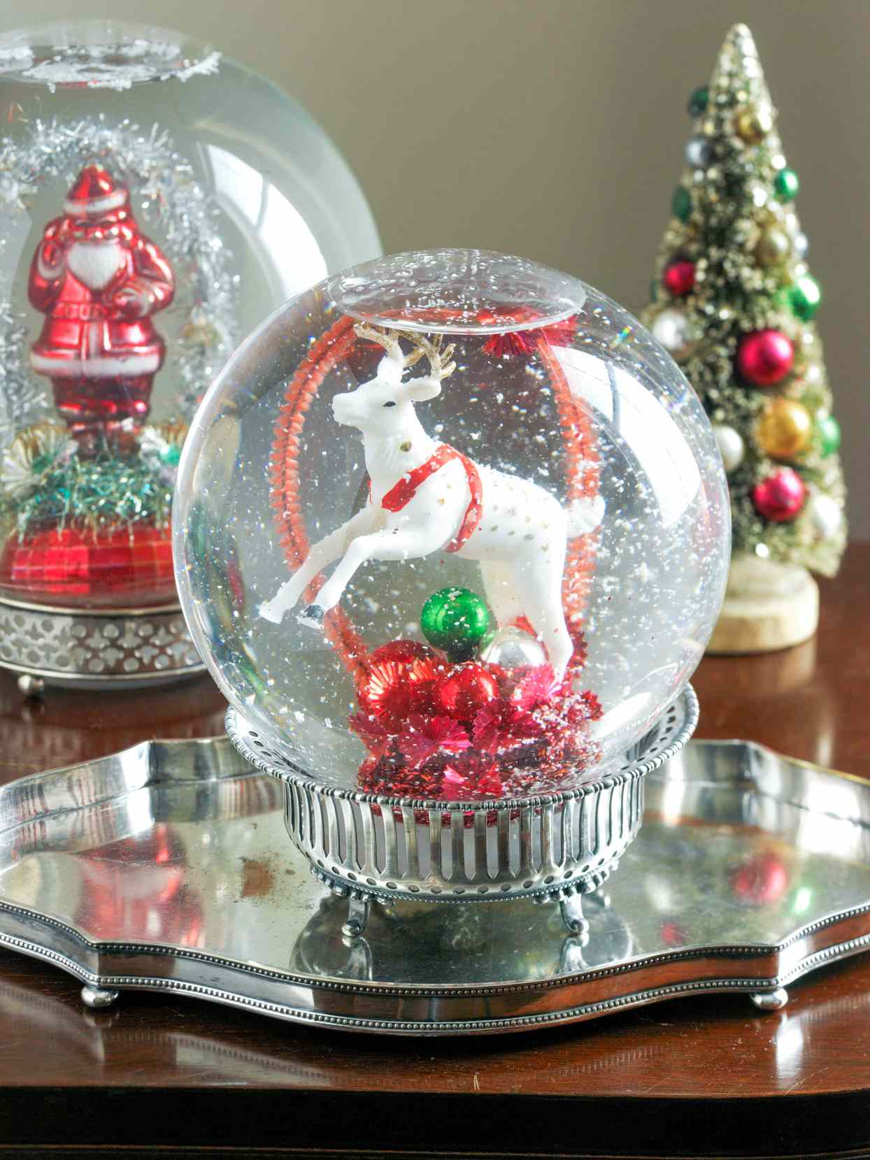 Homemade Holiday Snow Globe