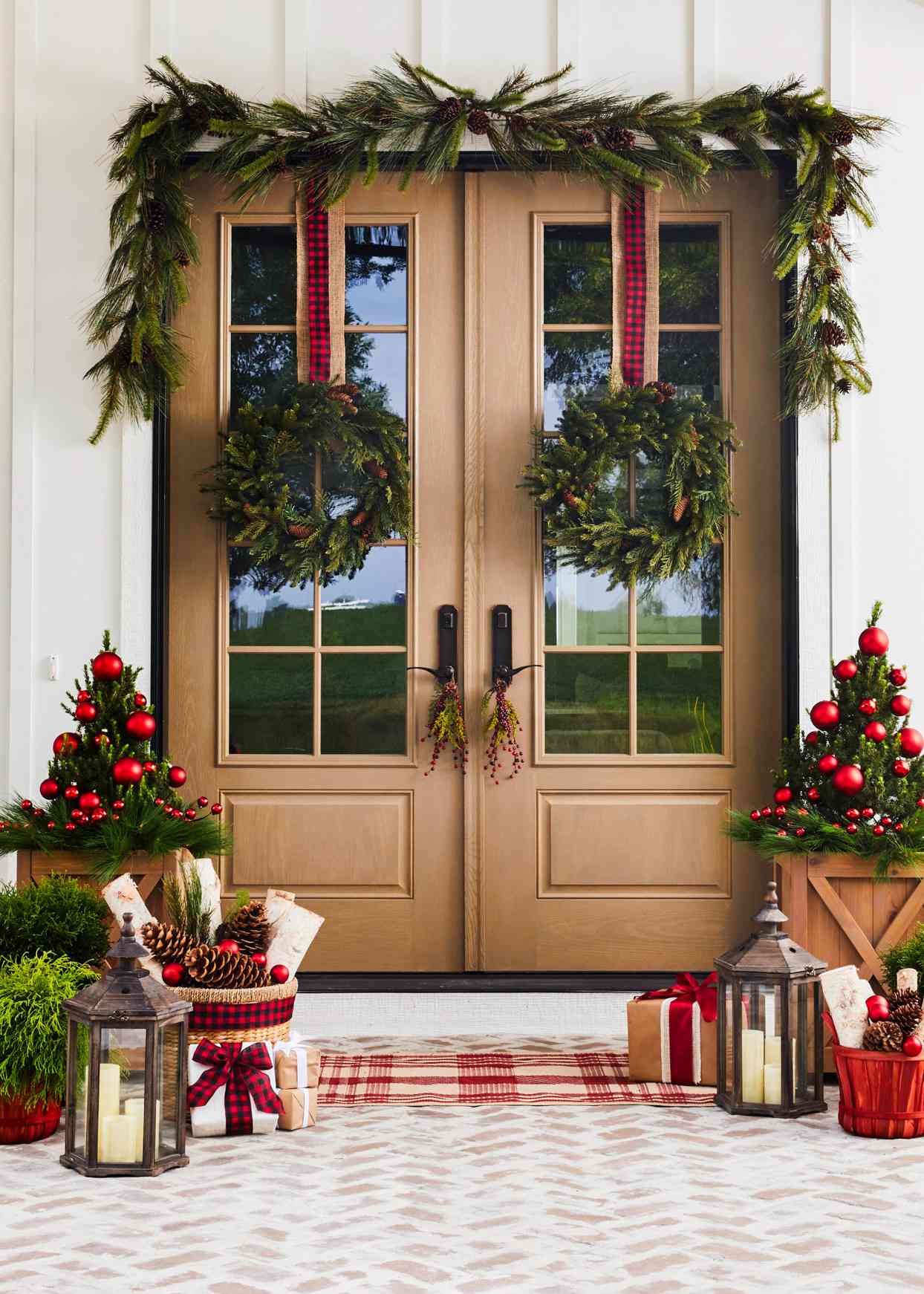 Front Door Decor Door Wreath Door Hanger Door Tags Home Decor Christmas Door Sign