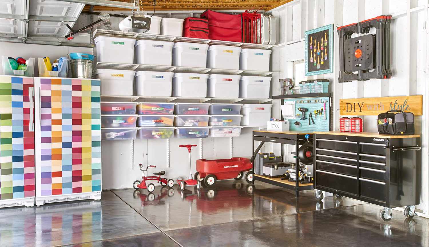 27 Genius Garage Storage Ideas to Get Your Gear in Order | Better Homes &amp;  Gardens
