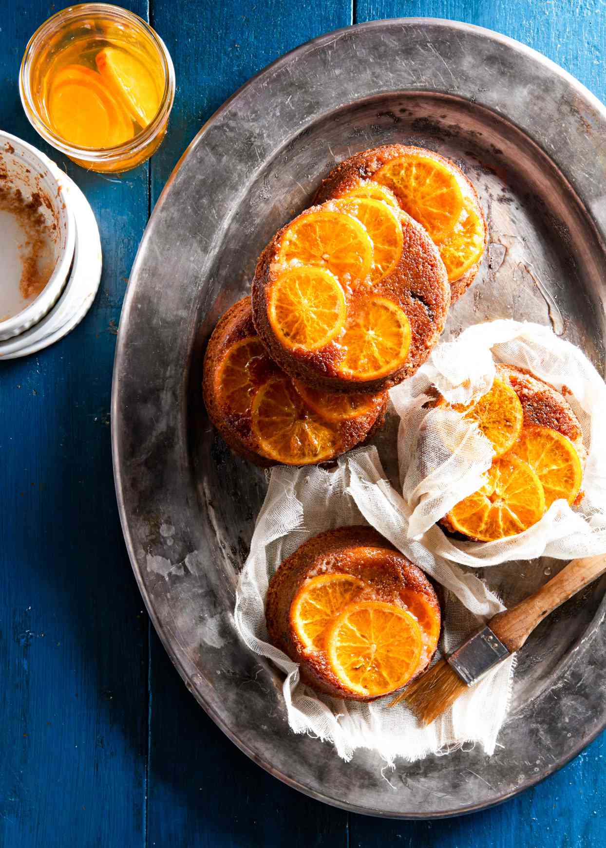 clementine fig spice cakes