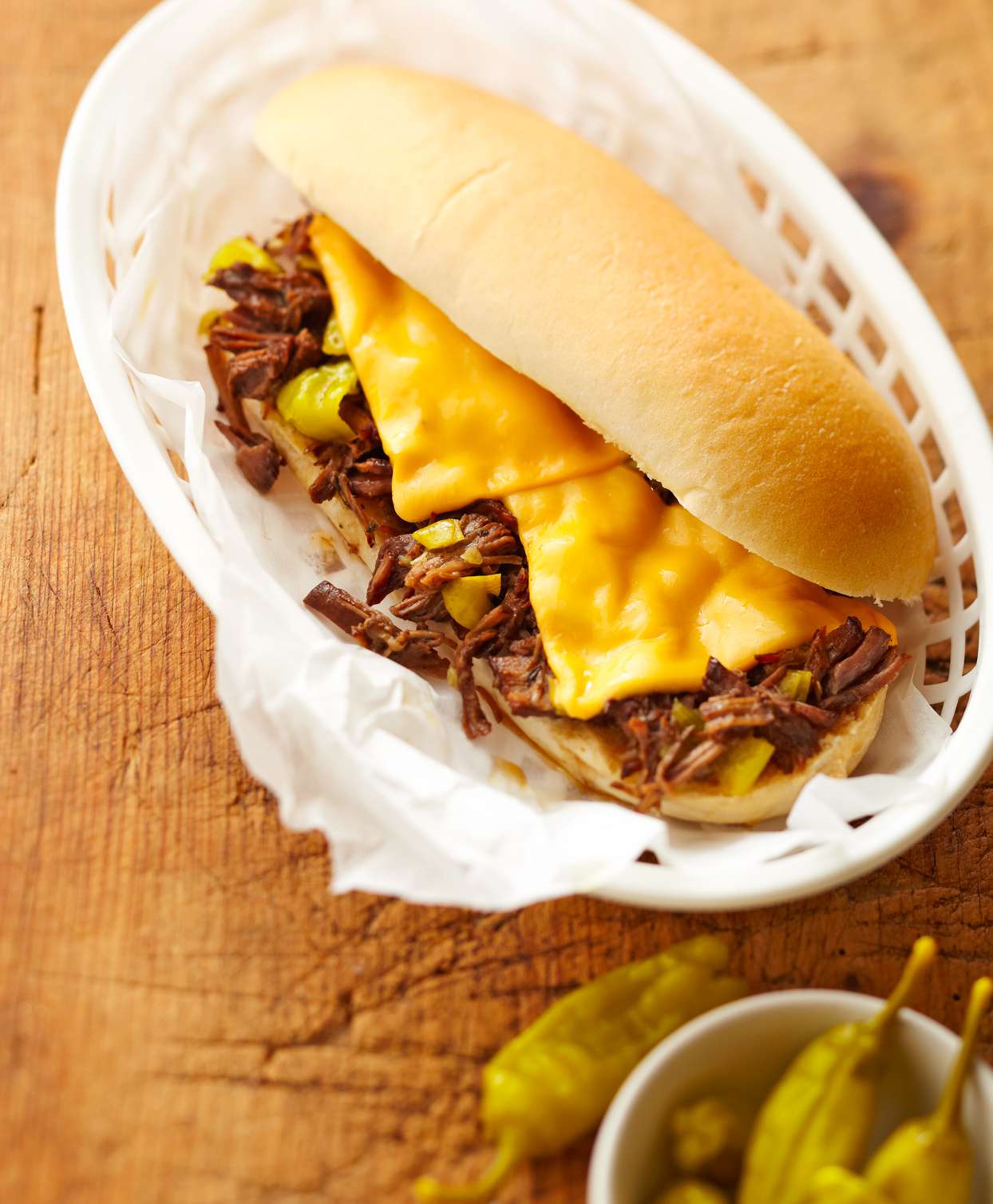 Philly Cheese Pot Roast Sandwiches