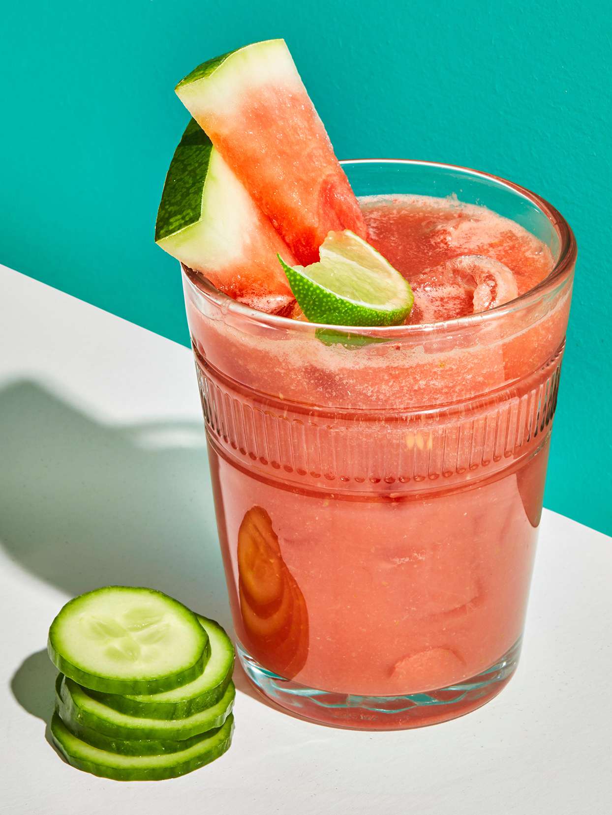 Watermelon-Cucumber-Lime Refresher