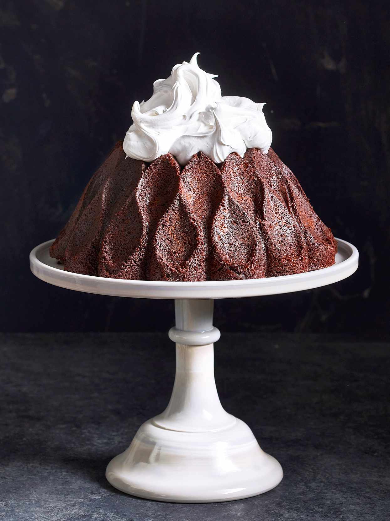 Hot Chocolate Marshmallow Bundt Cake