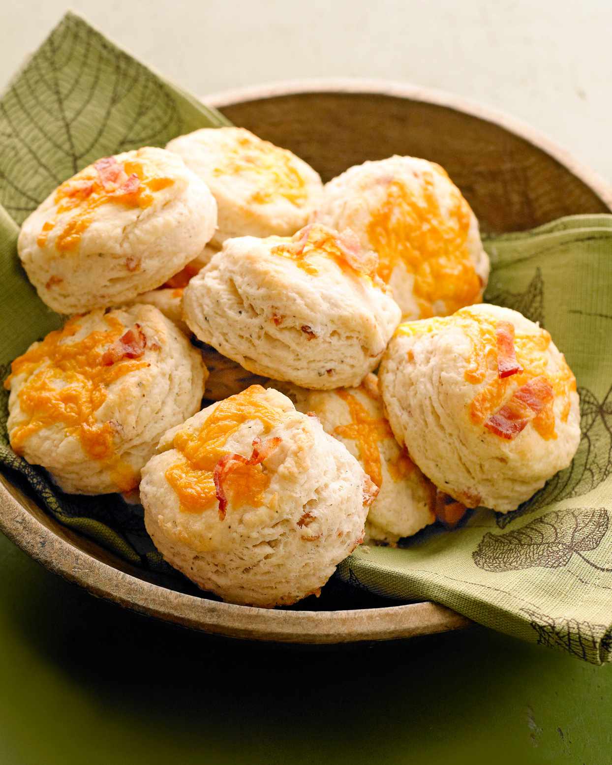 Bacon-Cracked Pepper Biscuits