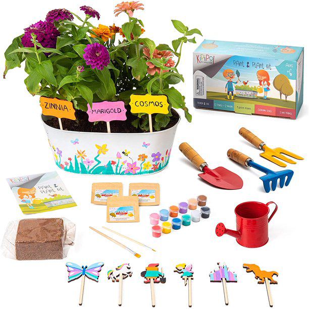 kids gardening kit with tools