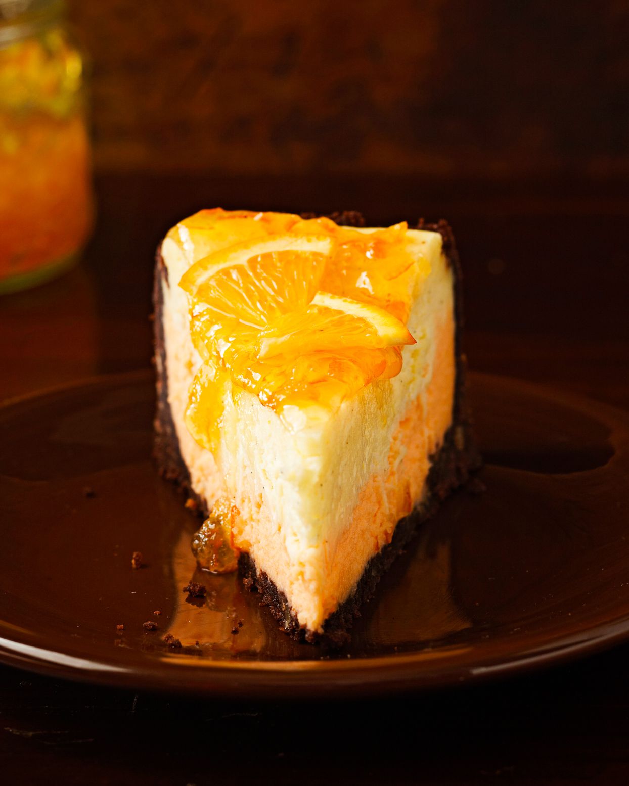 Vanilla-Scented Orange Cheesecake