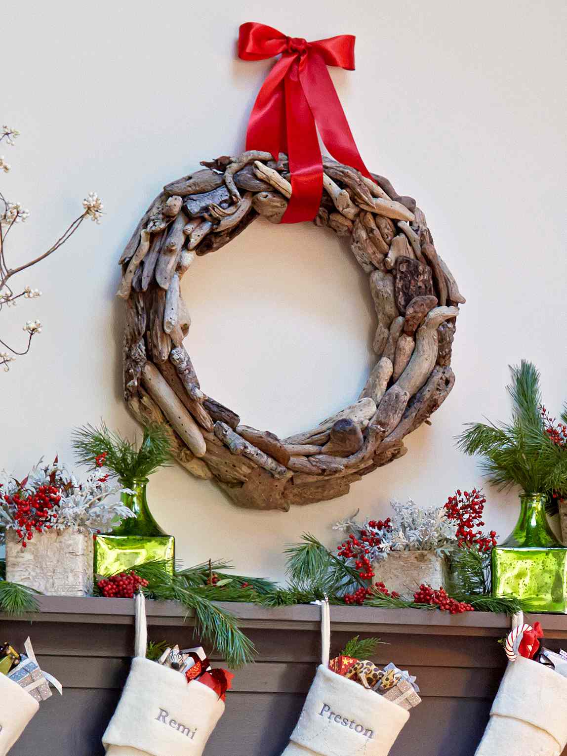 Driftwood Christmas Wreath