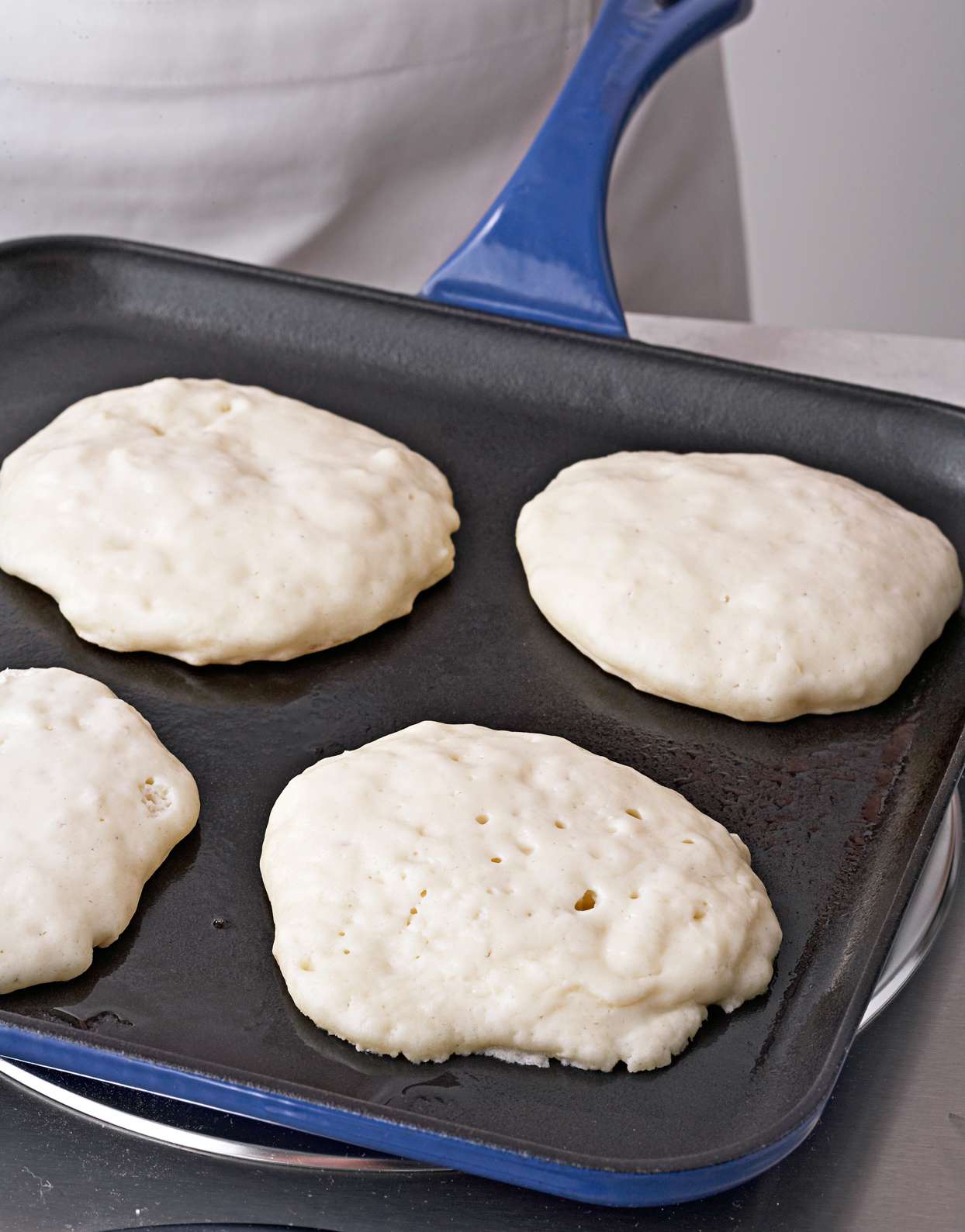 bubbly pancakes griddle
