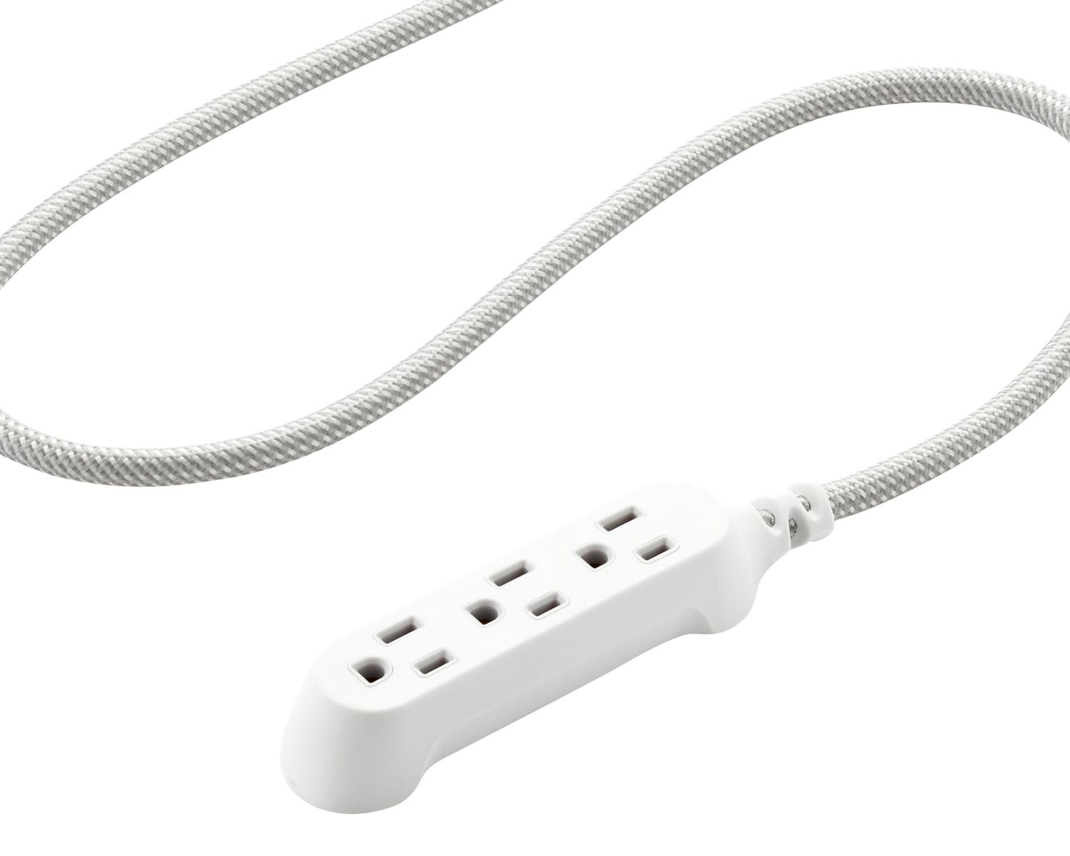 360 Electrical Grey Habitat Braided Extension Cord