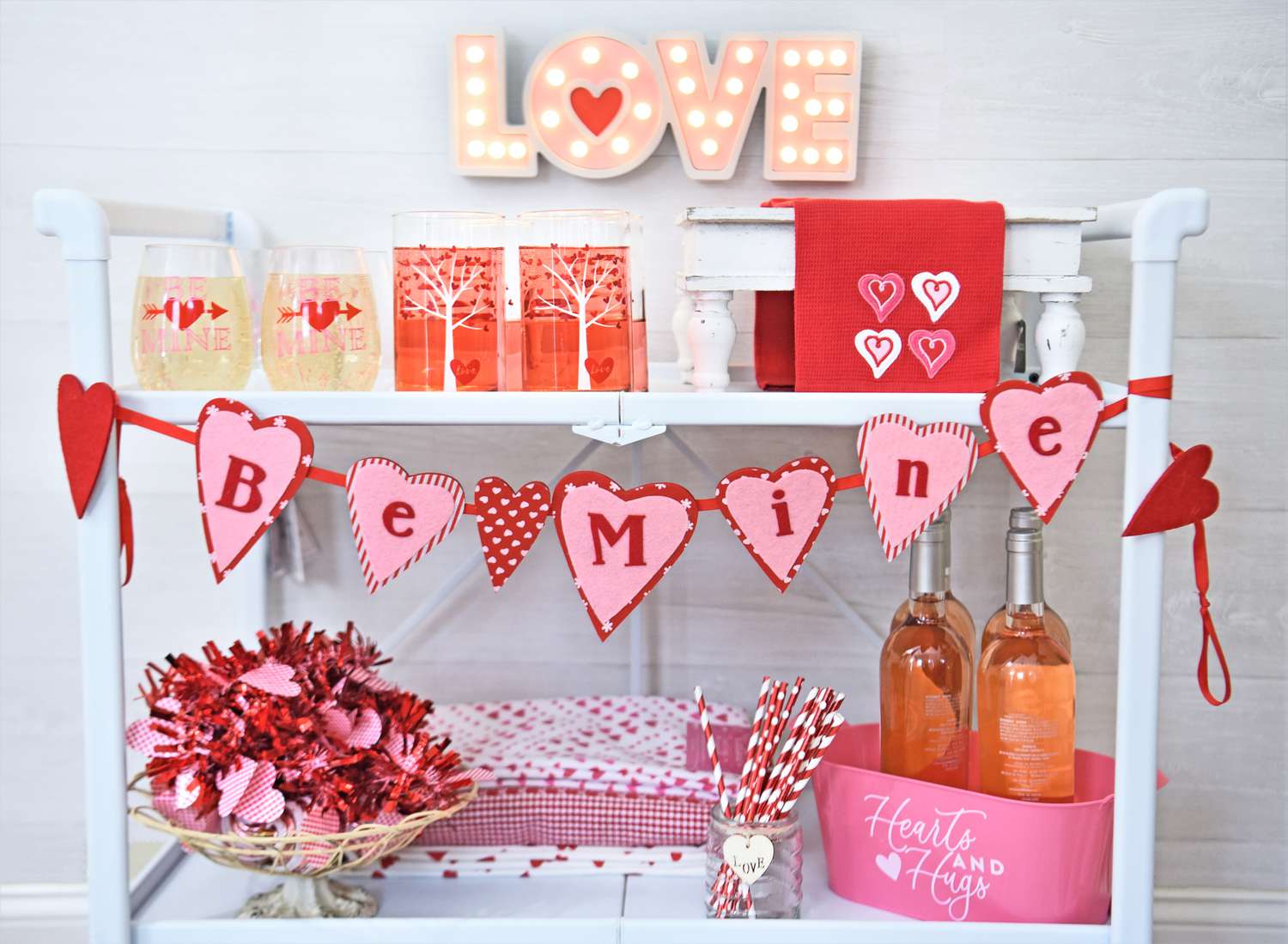 Candy or Candle Stand Double Heart-shape Super Value for Party Decor