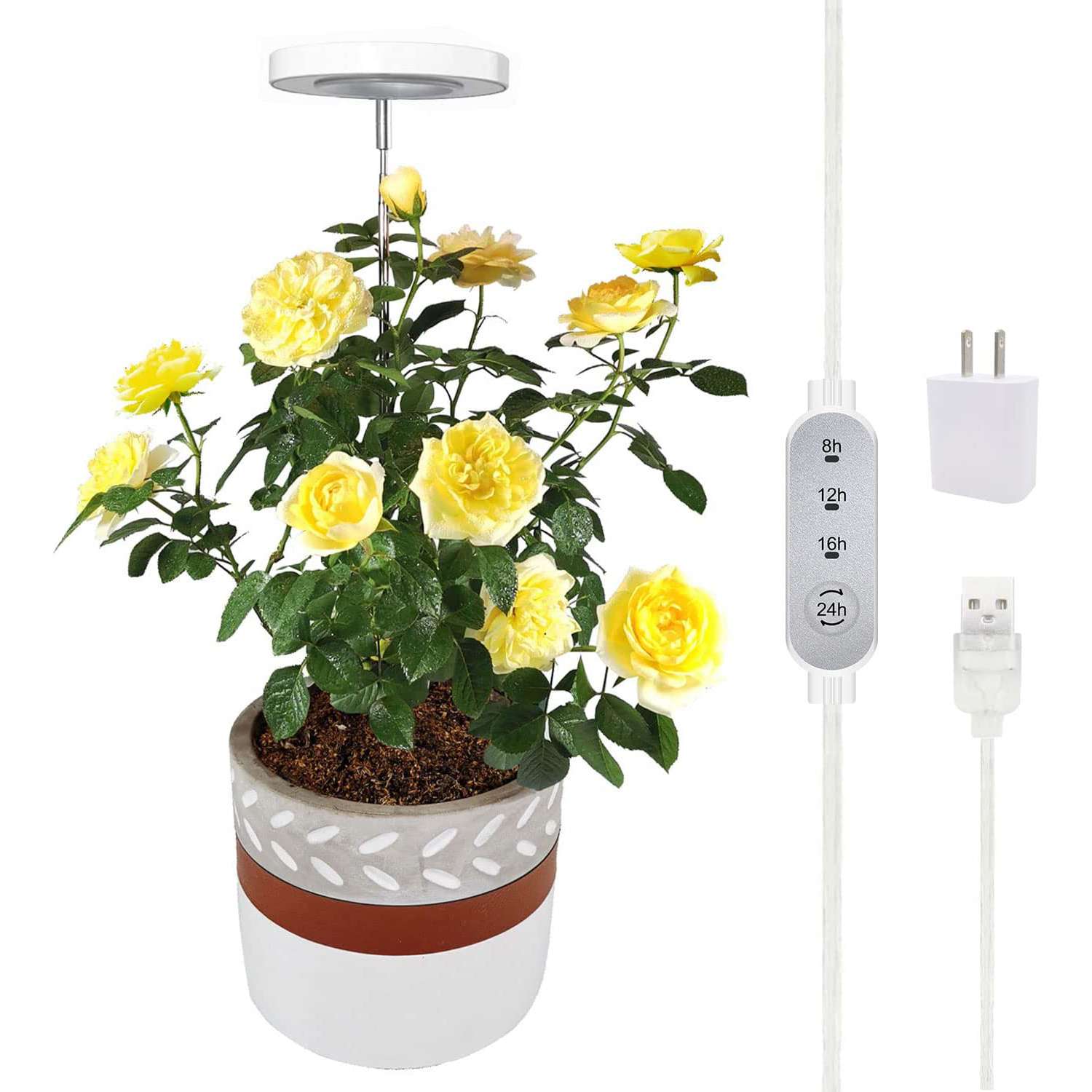 Plant Grow Light,Yadoker LED Growing Light Full Spectrum for Indoor Plants