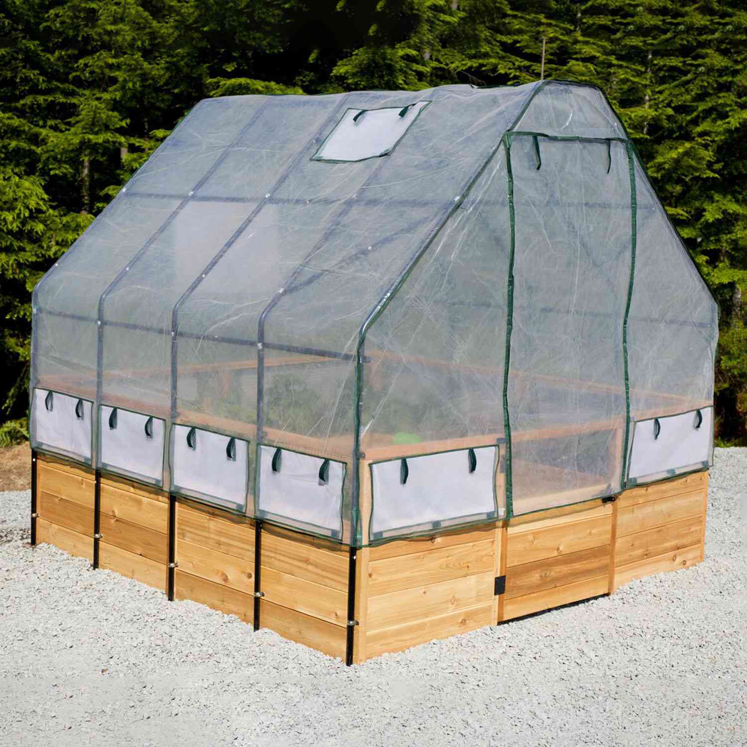 Outdoor Living Today Raised Garden Bed Greenhouse