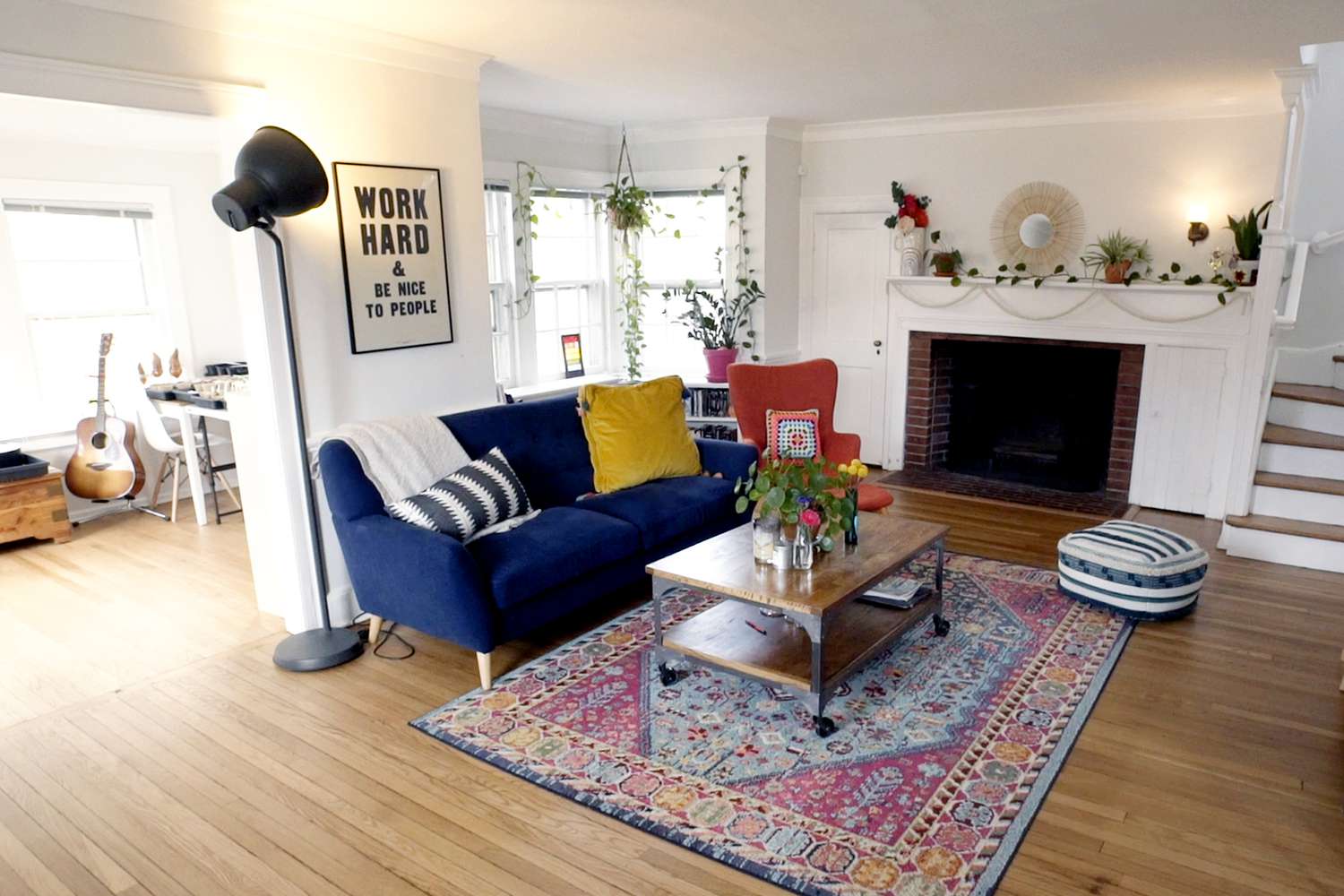 Interior view of living room from Owning It Episode 3 in New Jersey
