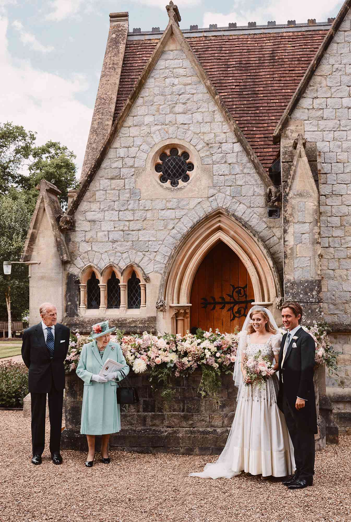 Embargoed: Not for publication or onward transmission before 2200 BST Saturday July 18, 2020. Princess Beatrice wedding