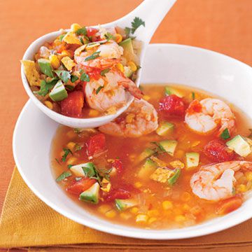 Salsa Shrimp Soup