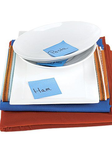 marked serving platters