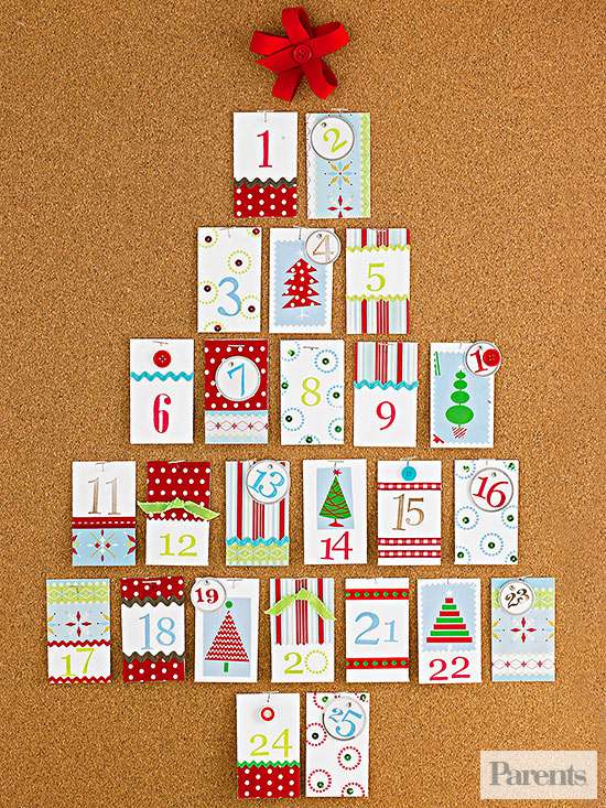 Make Your Own Advent Calendar To Countdown The Days Til Christmas Parents