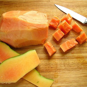slice papaya