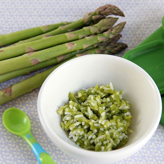 serve asparagus with rice