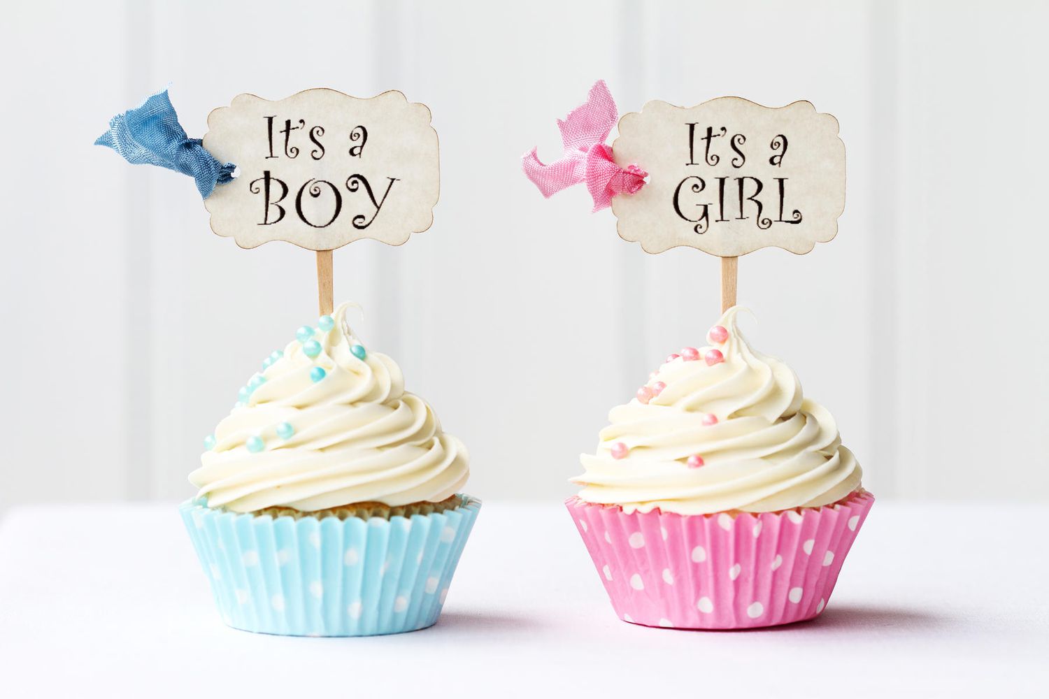 it's a girl it's a boy cupcakes