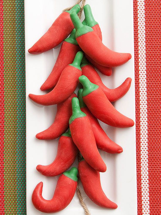 Chocolate chili peppers