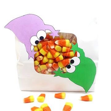 Monsters All Over Candy Bags