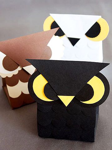 Owl Treat Boxes