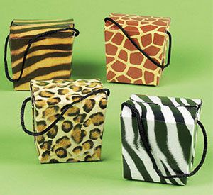 Wild Things party favor boxes