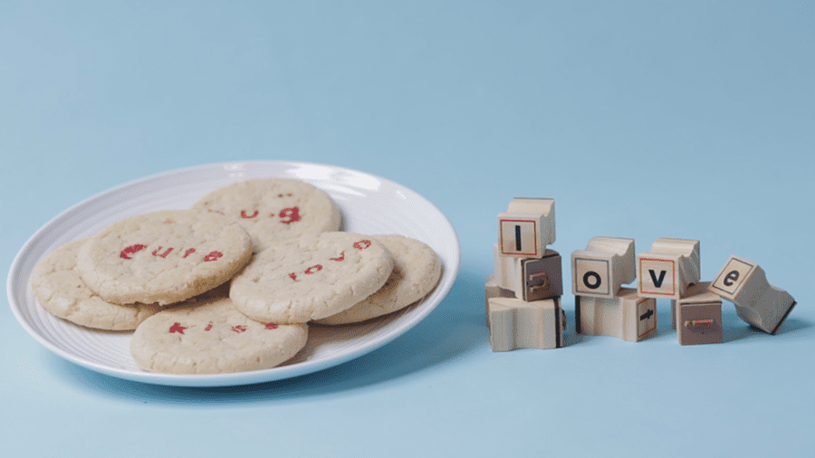 Love-Stamped Cookies
