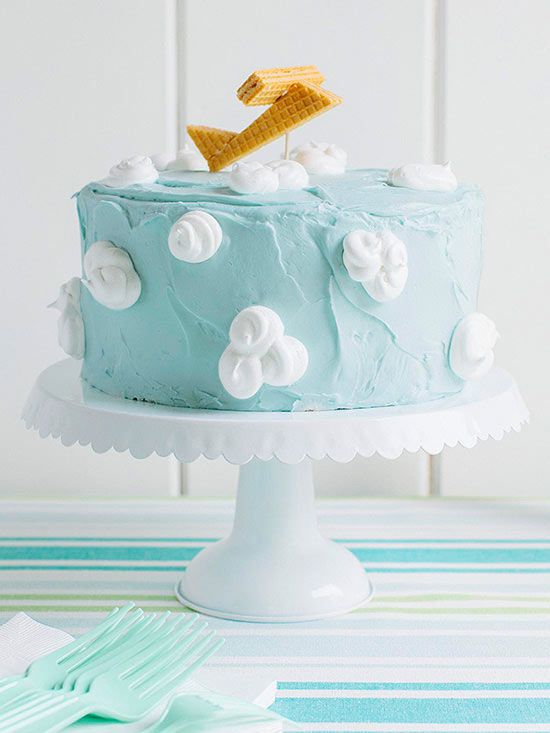 Blue-Skies Cake