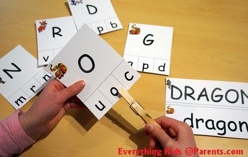 Clothes Pin Letter Activity